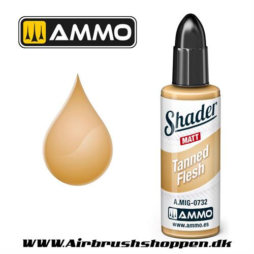 AMIG 0732  TANNED FLESH - SHADER MATT - 10 ML